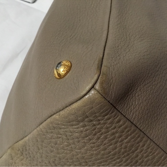 Authentic PRADA Pebbled Leather Tote Bag with Strap - Picture 10 of 16